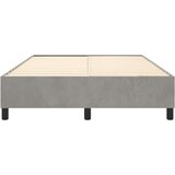  Box spring posteljni okvir svetlo siv 140x200 cm žamet, (20739791) | Shoptok.si