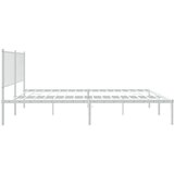  Metalni okvir za krevet s uzglavljem bijeli 120 x 190 cm | shoptok.hr