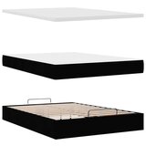  Otomanski krevet s madracem crni 140x190 cm umjetna koža | shoptok.hr