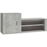 Maison Chic Omarica za obutev - Kopa za čevlje betonsko siva 130x35x54 cm inženirski les, (21776418) Cene