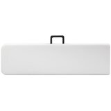  Sklopive vrtne klupe 2 kom 180 cm HDPE bijele | shoptok.hr