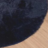  Čupavi tepih s visokim vlaknima NAVARRA tamnoplavi 240x240 cm | shoptok.hr