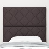  Vzglavje z LED lučmi z vzglavjem Rjava 90 cm blago, (5000043949) | Shoptok.si