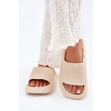 Boto Women's Lightweight Foam Slippers On Thick Sole Beige Querceria | Shoptok.si