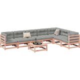  8-dijelni set vrtnih sofa s jastucima masivno drvo duglazije | shoptok.hr