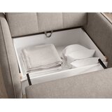 ELTAP Bež sklopiva/s prostorom za odlaganje sofa od šenila 102 cm Laine – | shoptok.hr