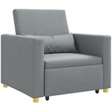 SOFA na razvlačenje Singl Svjetlosiva 90 x 165 x 87 cm tkanina | Eponuda.ba