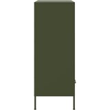 Visoka komoda maslinastozeleni 68x39x101,5 cm od čelika | shoptok.hr