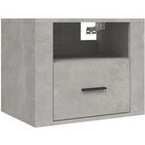 Maison Chic Stenska Nočna omarica - Nočna miza betonsko siva 50x36x40 cm, (21687678) Cene