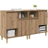 vidaXL Komode 2 pcs Umjetnički hrast 60 x 35 x 70 cm Konstruirano drvo | shoptok.hr