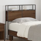 vidaXL Skladiščni naslon Rjava hrast 100 cm Konstruiran les | Shoptok.si