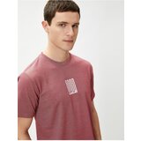 Koton T-Shirt - Burgundy Cene