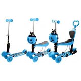 Olimp Sport Trotinet za decu 5 u 1 sa sedištem i svetlećim točkovima Plavi | ePonuda.com