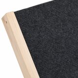  Rampa za pse siva 70 x 35 cm od masivne jelovine | shoptok.hr
