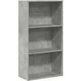 Maison Chic Knjižna omara - Knjižni regal betonsko siva 60x30x114 cm inženirski les, (21725678) Cene