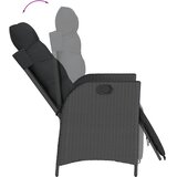  9-dijelni vrtni blagovaonski set s jastucima crni od poliratana | shoptok.hr