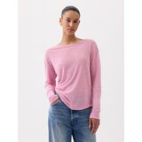 GAP Pink women's basic T-shirt with linen | Shoptok.si