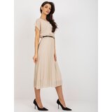 Italy Moda Dress-DHJ-SK-8839-1.23X-Beige | Shoptok.si