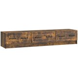 TV ormar Dimljeni hrast 147 x 34,5 x 27 cm Konstruirano drvo | shoptok.hr