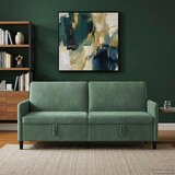 SOFA s pohranom Morska zelena 192 x 78 x 87 cm Poliester | shoptok.hr