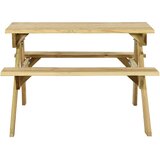  Stol za piknik s klupama 110x123x73 cm od impregnirane borovine | shoptok.hr