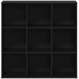  za knjige crni 98x29x97,5 cm od konstruiranog drva | shoptok.hr