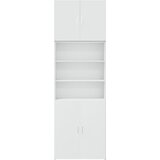  Visoka komoda bijela 80 x 42,5 x 249 cm od konstruiranog drva | shoptok.hr