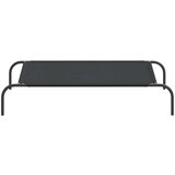 vidaXL Povišeni krevet za pse crni 110x65x20 cm Oxford tkanina i čelik | shoptok.hr