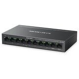 Mercusys MS110CMP V1.0, 8-Port 10/100Mbps + 2-Port Gbit Desktop Switch with 8-Port PoE+ | Eponuda.com