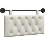  Držeće uzglavlje Zidne Krema 90 x 55 x 7 cm Baršun - Krema 80 cm bez LED | shoptok.hr