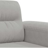  Dvosjed svjetlosivi 120 cm od mikrovlakana | shoptok.hr