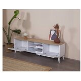 Hanah home TV nosač za komodicu, 55x180x41 cm, boja bijelog hrasta | Eponuda.ba