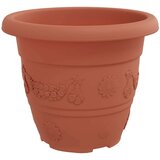  Lončki za rastline 24 pcs Kamnito rdeča Ø 22 x 18 cm Plastika, (5000207855) | Shoptok.si