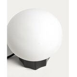 Kave Home Bijela/crna metalna stolna lampa sa staklenim sjenilom (visina 20 cm) Idela – | shoptok.hr
