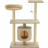 Penjalica za mačke sa stupovima za grebanje od sisala 95 cm bež | shoptok.hr
