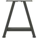 vidaXL noge kavne mizice a-oblika 2 kosa antracit 38x(42-43) cm jeklo | Shoptok.si