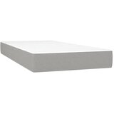 vidaXL Vzmetnica z žepkasto vzmetjo srednje trdote svetlo siva 100x190x20 cm blago, (5000295186) u