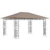  Sjenica s mrežom protiv komaraca 4x3x2,73 m smeđe-siva 180 g/m² | Eponuda.ba