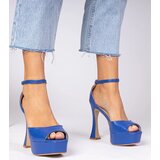D/CEO marka niezdefiniowana Blue high heel sandals Tesli | ePonuda.com