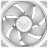 Asus TUF Gaming TR120 ARGB Reverse ventilator, 120mm PWM, bel, (21641266) Slike
