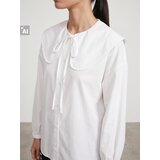 Sinsay Pamučna košulja s puf rukavima | shoptok.hr