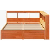  Krevet s policama s uzglavljem 2 pcs Vosak smeđa 200 x 160 cm - Voštano smeđa 160 x 200 cm | shoptok.hr