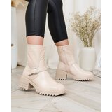 Resti Cream Women's Tedica Flat Heel Boots | ePonuda.com