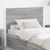  Uzglavlje s uzglavljem Siva Sonoma 100 cm Konstruirano drvo | shoptok.hr