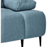 MID.YOU ZOFA S POSTELJNO FUNKCIJO, modra tekstil | Shoptok.si