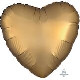  zlatno saten srce - folija balon sa helijumom Cene