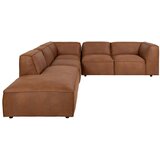 Bonami Selection Konjak smeđa kutna garnitura od imitacije kože (s lijevim kutom) Fairfield Kentucky – | shoptok.hr
