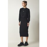  Women's Black Cardigan Dress Knitwear Suit | ePonuda.com