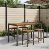  Stol za bar u vrtu Prirodna i kava 147 x 88,5 x 105 cm | shoptok.hr