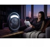  LED Punjivi stoni ventilator sa LED osvetljenjem LED/2,8W/5V USB 2400 mAh siva | Eponuda.com